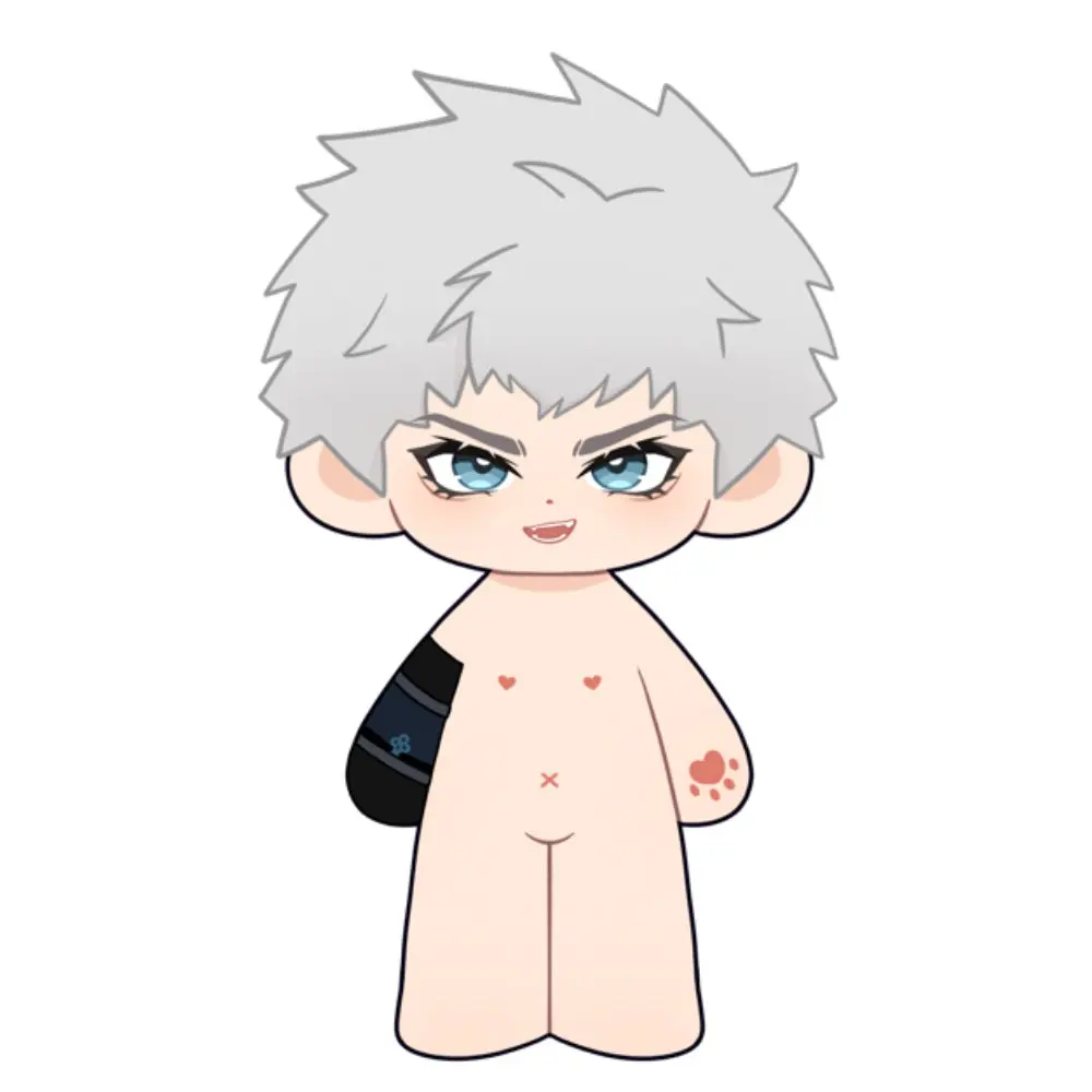 【Plushie Design】PLUSH WONDERLAND Silver-haired puppy Plushies Cotton Doll FANMADE - Image 3