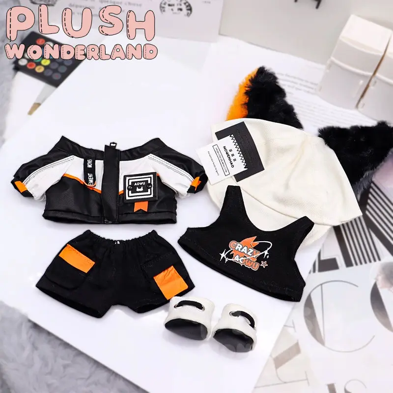 【IN STOCK】PLUSH WONDERLAND Cool Stylish Outfit Plush Toy Clothes Black 20CM Doll Clothes - Image 5