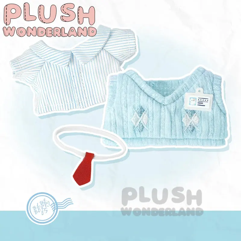 【IN STOCK】PLUSH WONDERLAND School Uniform Soft Style 10CM Doll Clothes - Image 14