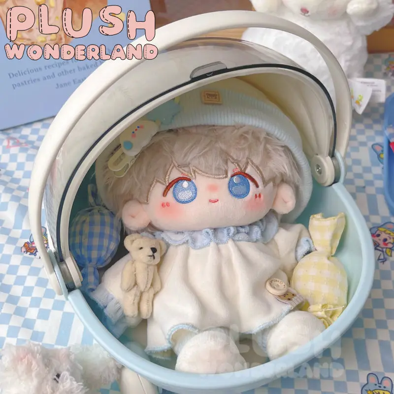 【IN STOCK】PLUSH WONDERLAND Cute Cloud Soft Blue Pink 10CM/20CM Doll Clothes - Image 2