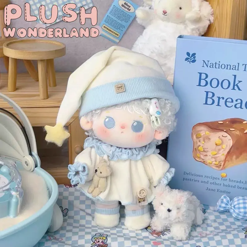 【IN STOCK】PLUSH WONDERLAND Cute Cloud Soft Blue Pink 10CM/20CM Doll Clothes - Image 4
