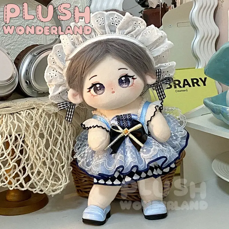 【IN STOCK】PLUSH WONDERLAND Alice in Wonderland Blue Petticoat Dress 20CM Doll Clothes - Image 3
