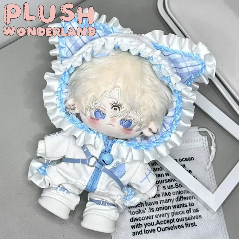 【IN STOCK】PLUSH WONDERLAND Blue Hoodie Style 20CM Doll Clothes - Image 4