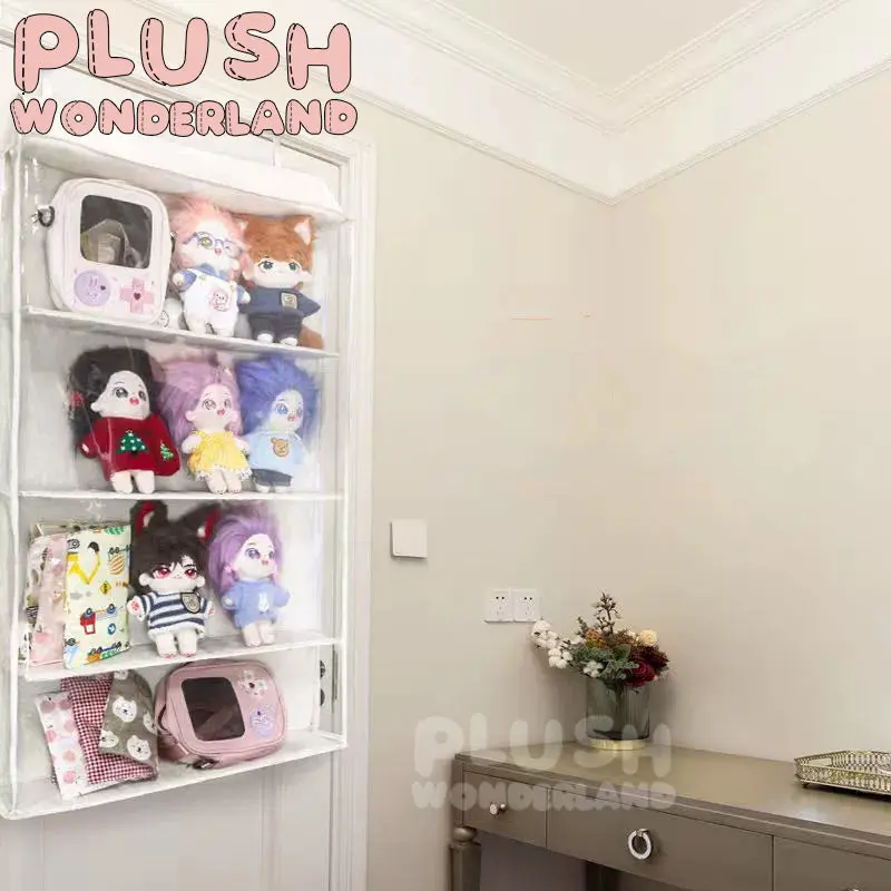 【In Stock】PLUSH WONDERLAND 20cm Plushies Cotton Doll Storage Wall Hanging Zipper Dustproof Transparent Wall Hanging Bag Display - Image 2