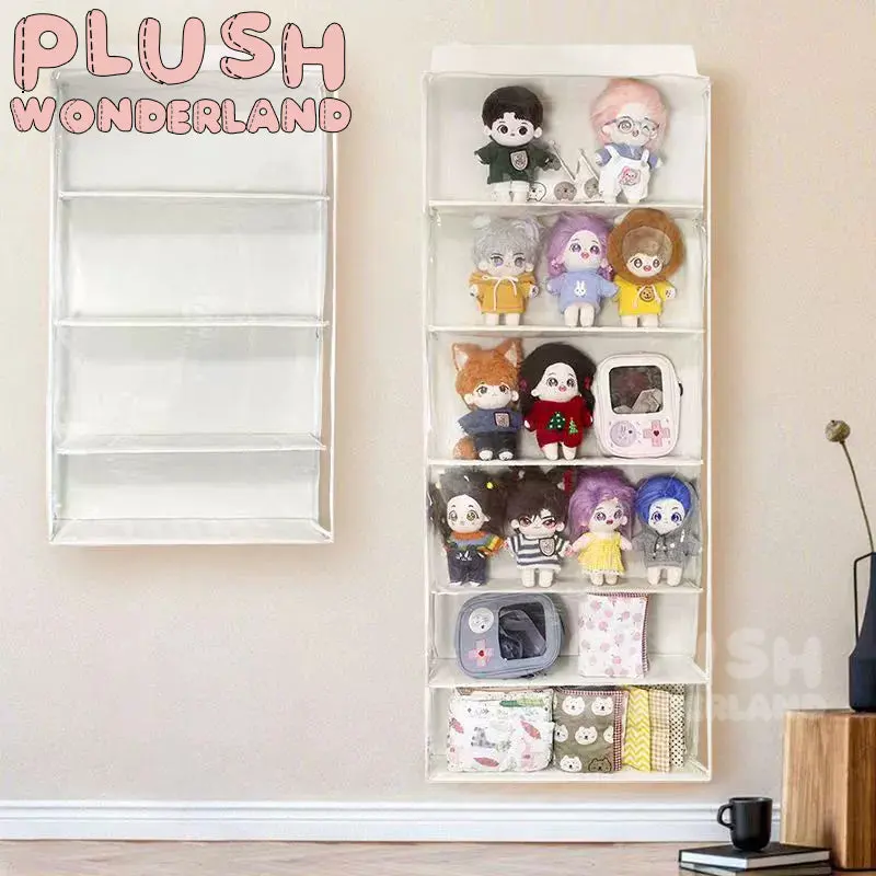 【In Stock】PLUSH WONDERLAND 20cm Plushies Cotton Doll Storage Wall Hanging Zipper Dustproof Transparent Wall Hanging Bag Display - Image 3