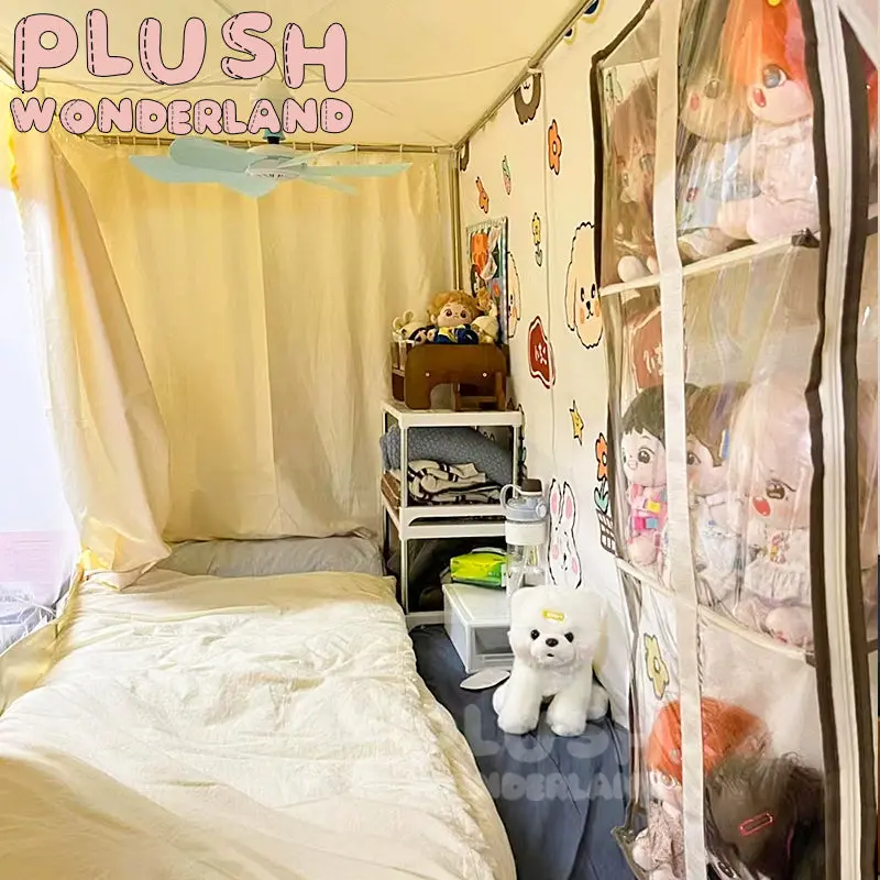 【In Stock】PLUSH WONDERLAND 20cm Plushies Cotton Doll Storage Wall Hanging Zipper Dustproof Transparent Wall Hanging Bag Display - Image 5
