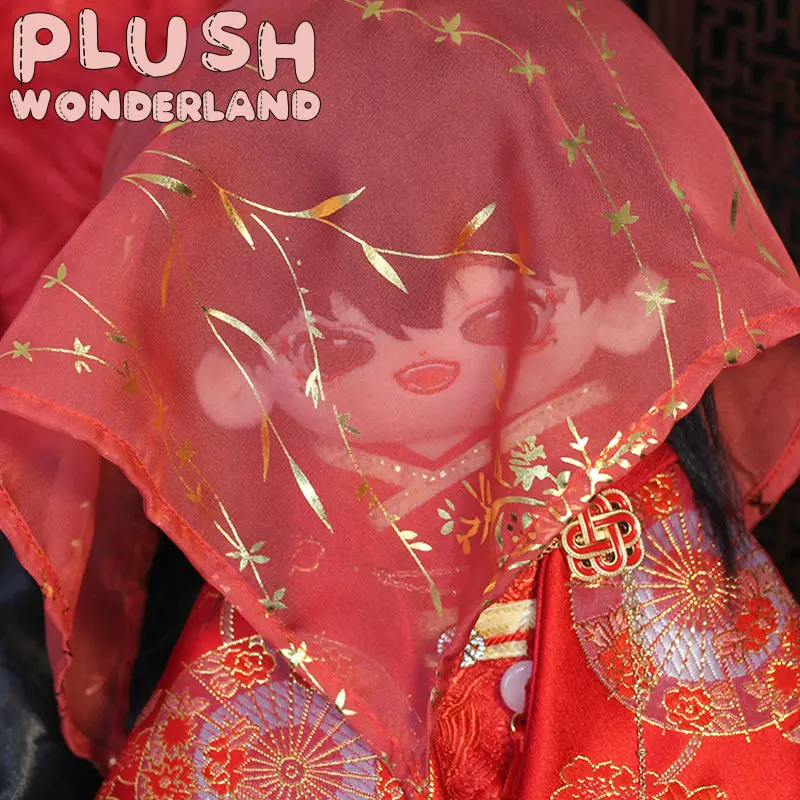 【IN STOCK】PLUSH WONDERLAND Ancient Red Wedding Clothes 20CM Cotton Doll Clothes Black Red - Image 4