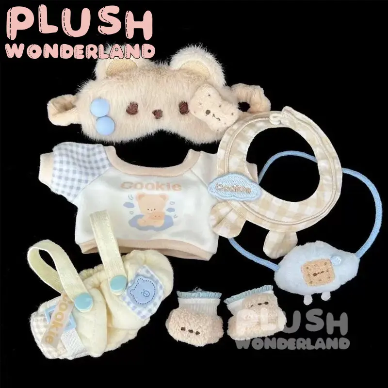 【IN STOCK】PLUSH WONDERLAND Bear Cookie Plushies Cotton Doll Clothes 20CM - Image 5