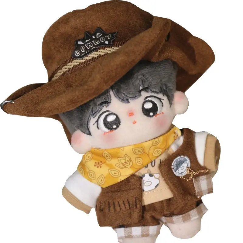 【In Stock】PLUSH WONDERLAND Desert Western Cowboy Plushies Cotton 10CM/20CM Doll Clothes - Image 12