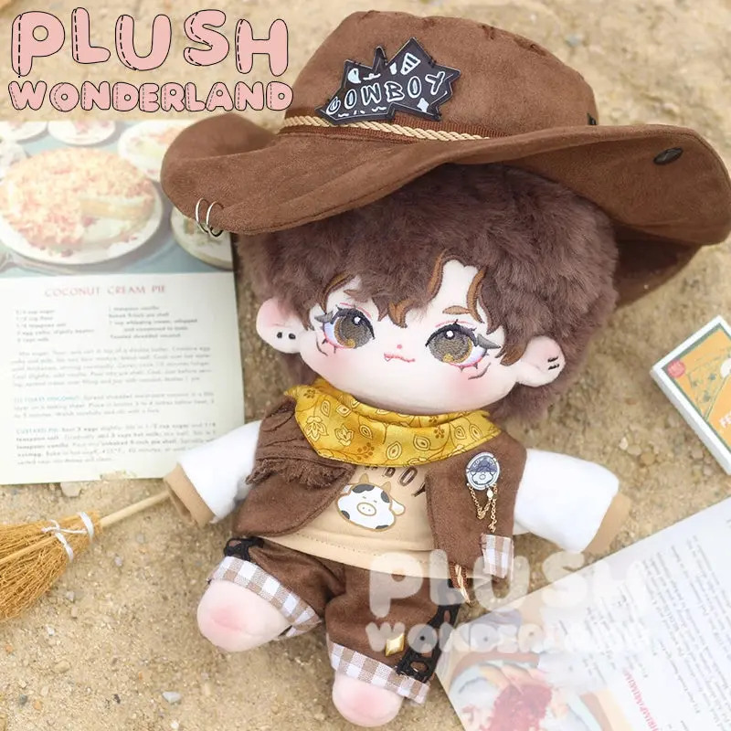 【In Stock】PLUSH WONDERLAND Desert Western Cowboy Plushies Cotton 10CM/20CM Doll Clothes - Image 3