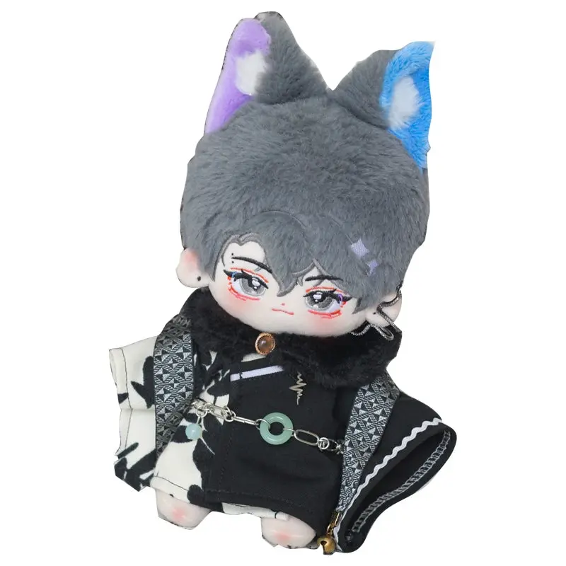 【In Stock】PLUSH WONDERLAND Chinese Style Fur Collar Plushies Cotton Doll Clothes 20 CM - Image 8