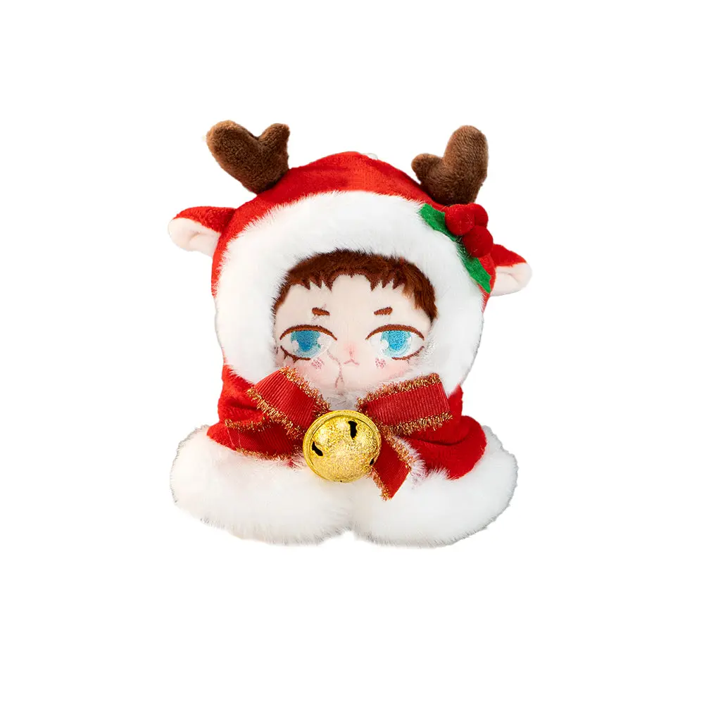 【IN STOCK】PLUSH WONDERLAND Christmas Cape/ Elk /Snowman Cotton Doll Clothes 10CM Keychain - Image 12