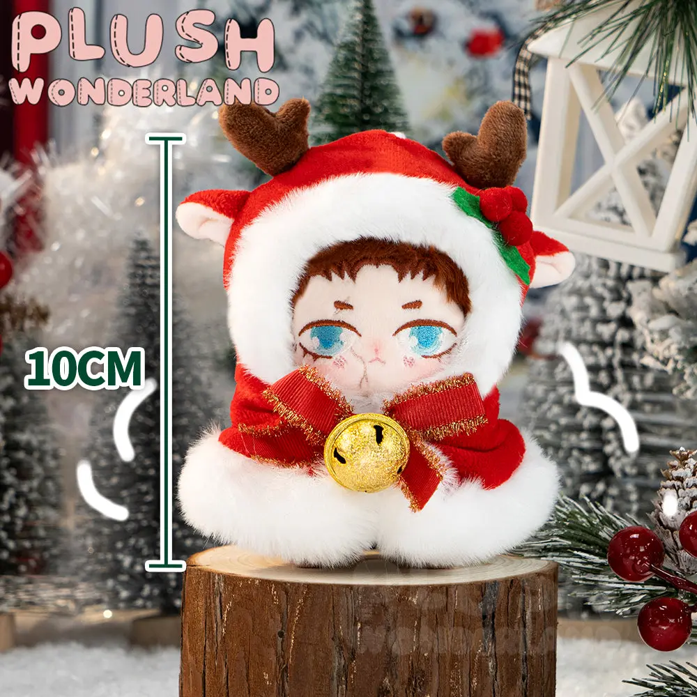 【IN STOCK】PLUSH WONDERLAND Christmas Cape/ Elk /Snowman Cotton Doll Clothes 10CM Keychain - Image 5