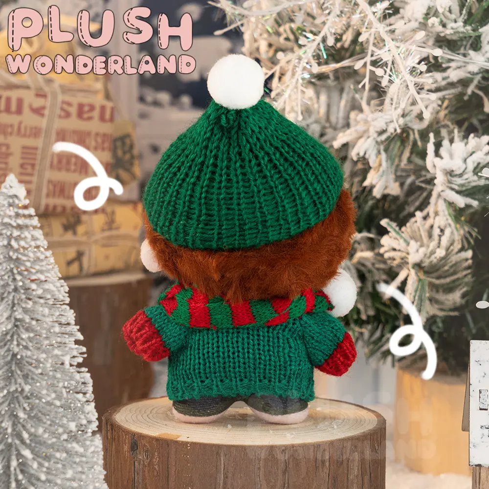 【IN STOCK】PLUSH WONDERLAND Christmas Sweater Clothes 10CM Green/Red - Image 3
