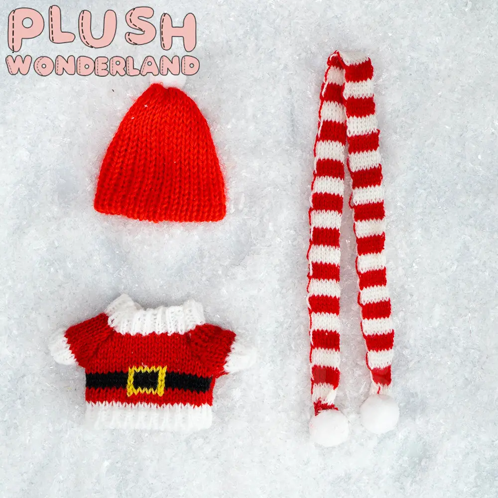 【IN STOCK】PLUSH WONDERLAND Christmas Sweater Clothes 10CM Green/Red - Image 7
