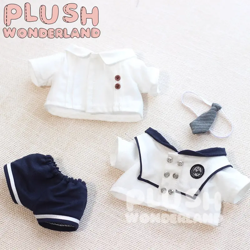 【In Stock】PLUSH WONDERLAND College Uniform Plushies Cotton 20CM Doll Clothes - Image 5