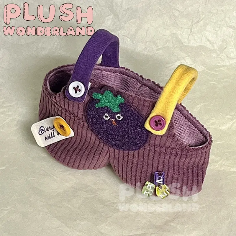 【IN STOCK】PLUSH WONDERLAND Fruit and Vegetable Overalls Plushies 15CM/20CM Cotton Doll Clothes - Image 8