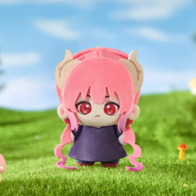 【In Stock】PLUSH WONDERLAND Miss Kobayashi's Dragon Maid Plushie 10CM Doll Pendant Keychain - Image 7