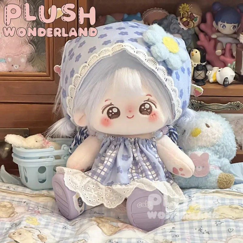 【IN STOCK】PLUSH WONDERLAND Pastoral Style Dress Plushies Cotton Doll Clothes 20CM - Image 3