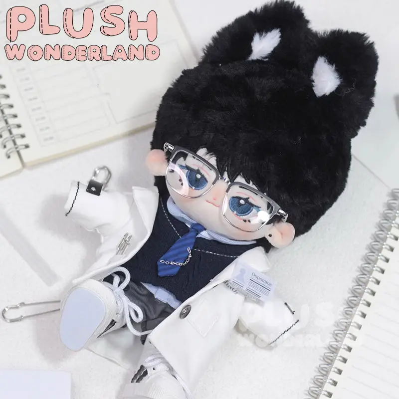 【IN STOCK】PLUSH WONDERLAND Pure White Scientific Uniform Plushies Cotton Doll Clothes 20 CM - Image 4