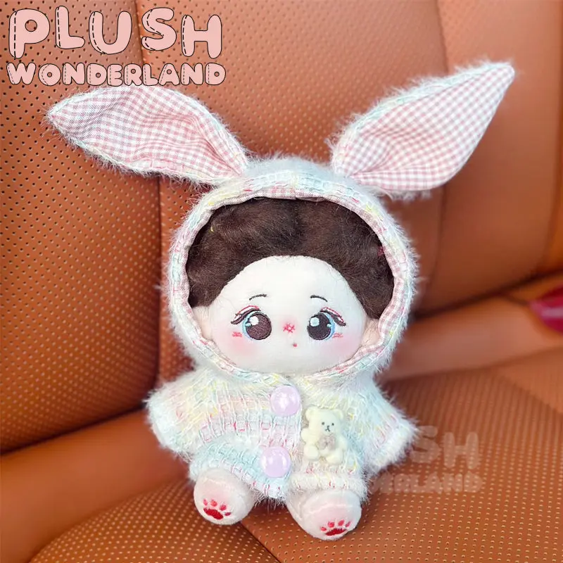 【IN STOCK】PLUSH WONDERLAND Rabbit ears Winter Coat Plushies Cotton Doll Clothes 10CM - Image 3