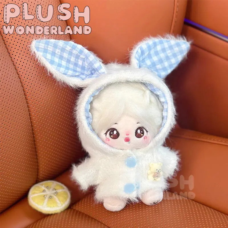 【IN STOCK】PLUSH WONDERLAND Rabbit ears Winter Coat Plushies Cotton Doll Clothes 10CM - Image 4