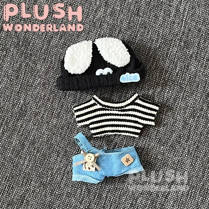 【In Stock】PLUSH WONDERLAND Striped T-shirt Plushies Cotton Doll Clothes 10CM - Image 5