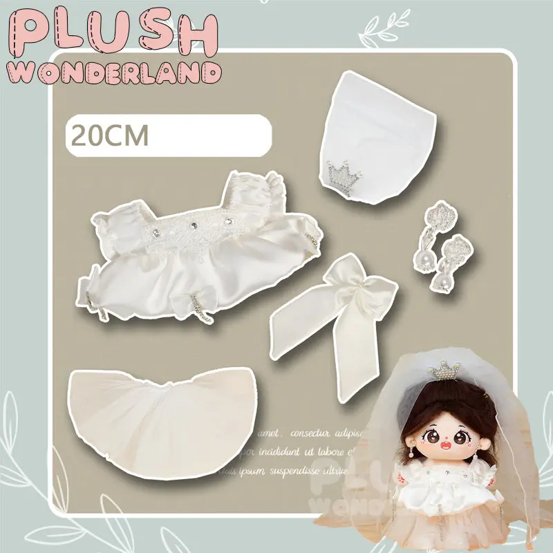 【IN STOCK】PLUSH WONDERLAND Suits And Wedding Dresses Plushies Cotton Doll Clothes 10CM/20CM - Image 5