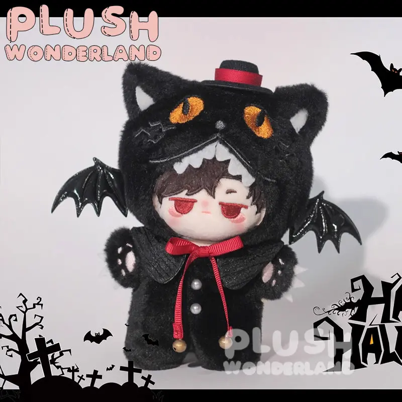 【IN STOCK】PLUSH WONDERLAND Witch and Black Cat Halloween Cute Set Plushies Cotton Doll Clothes 10 CM - Image 4