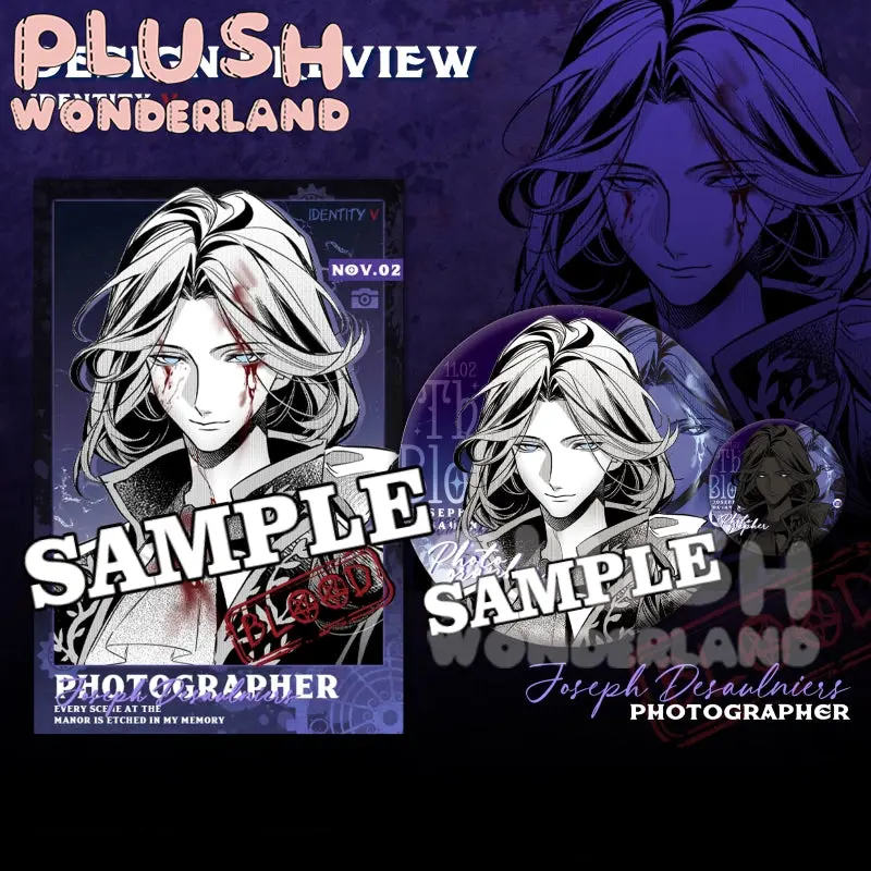 【INSTOCK】PLUSH WONDERLAND Battle-Damaged Series Gold powder Badges