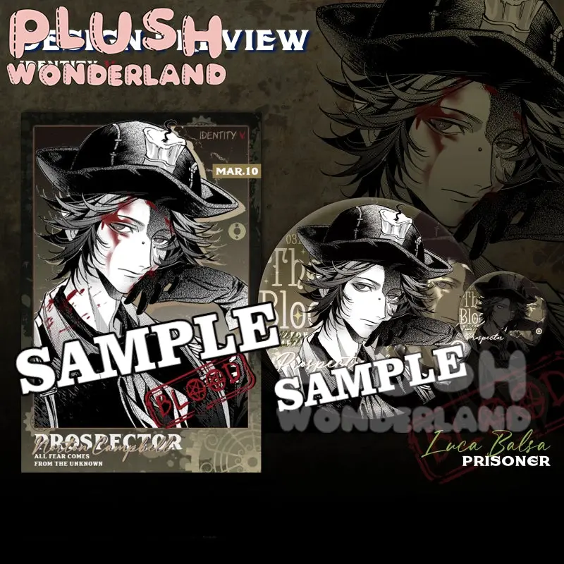 【INSTOCK】PLUSH WONDERLAND Battle-Damaged Series Gold powder Badges - Image 9