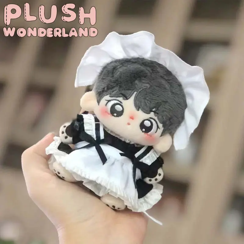 【INSTOCK】PLUSH WONDERLAND Black Lace Maid Suit  10CM/ 20CM Doll Clothes - Image 10