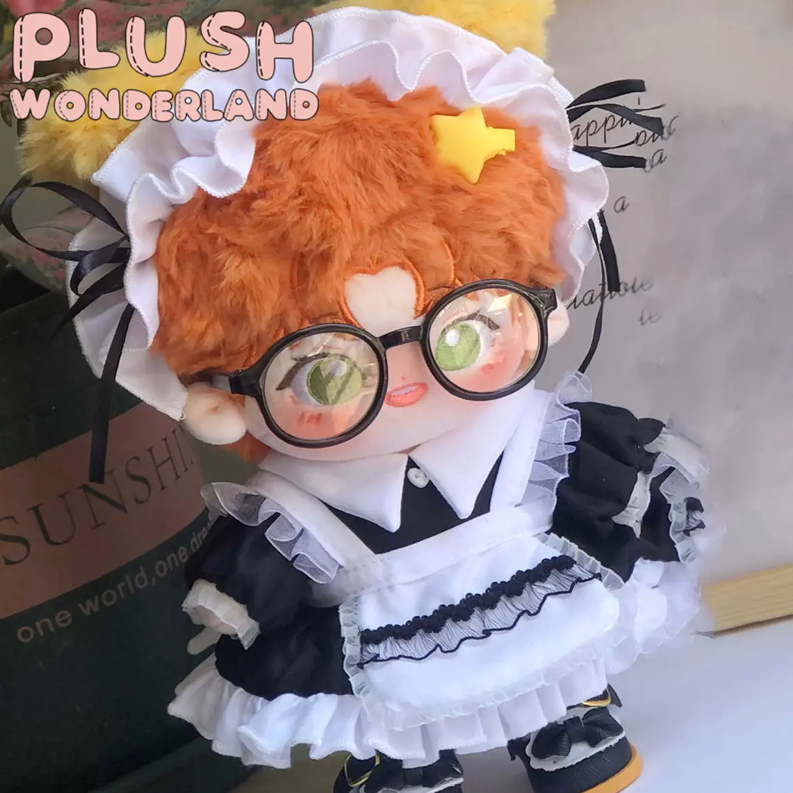 【INSTOCK】PLUSH WONDERLAND Black Lace Maid Suit  10CM/ 20CM Doll Clothes - Image 4