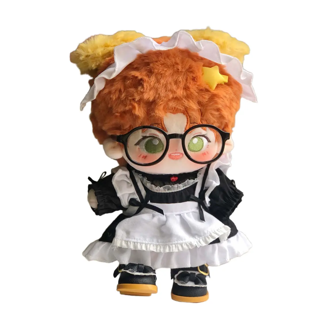 【INSTOCK】PLUSH WONDERLAND Black Lace Maid Suit  10CM/ 20CM Doll Clothes - Image 6
