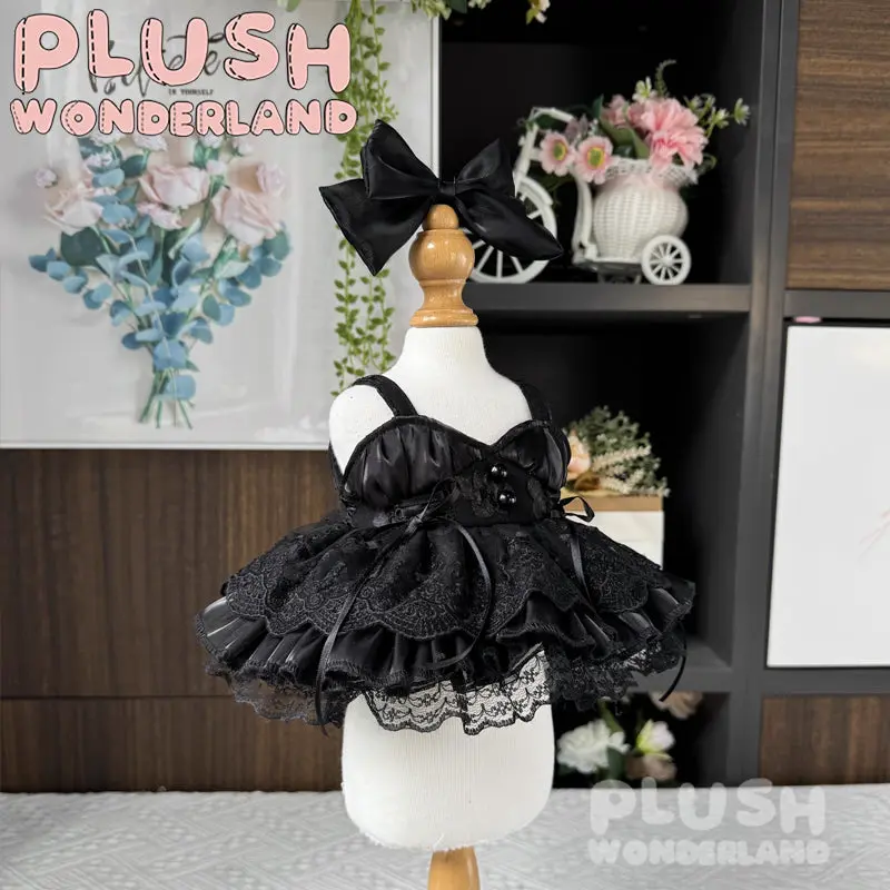 【INSTOCK】PLUSH WONDERLAND Black Swan Ballet Princess Dress Set 20CM Doll Clothes - Image 3