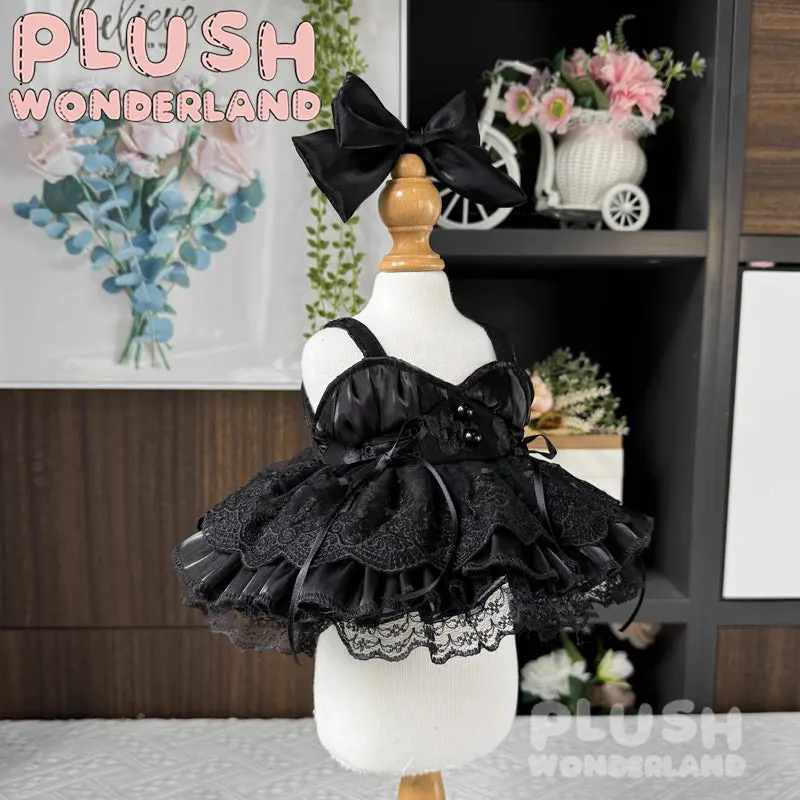 【INSTOCK】PLUSH WONDERLAND Black Swan Ballet Princess Dress Set 20CM Doll Clothes - Image 4