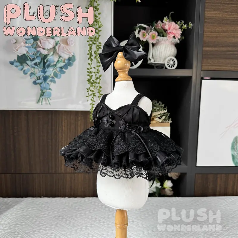 【INSTOCK】PLUSH WONDERLAND Black Swan Ballet Princess Dress Set 20CM Doll Clothes - Image 6