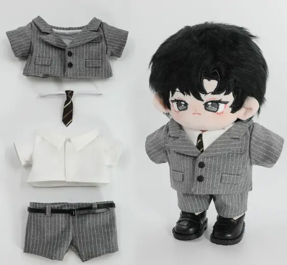 【INSTOCK】PLUSH WONDERLAND British-Style Suit Set 20CM Doll Clothes - Image 3