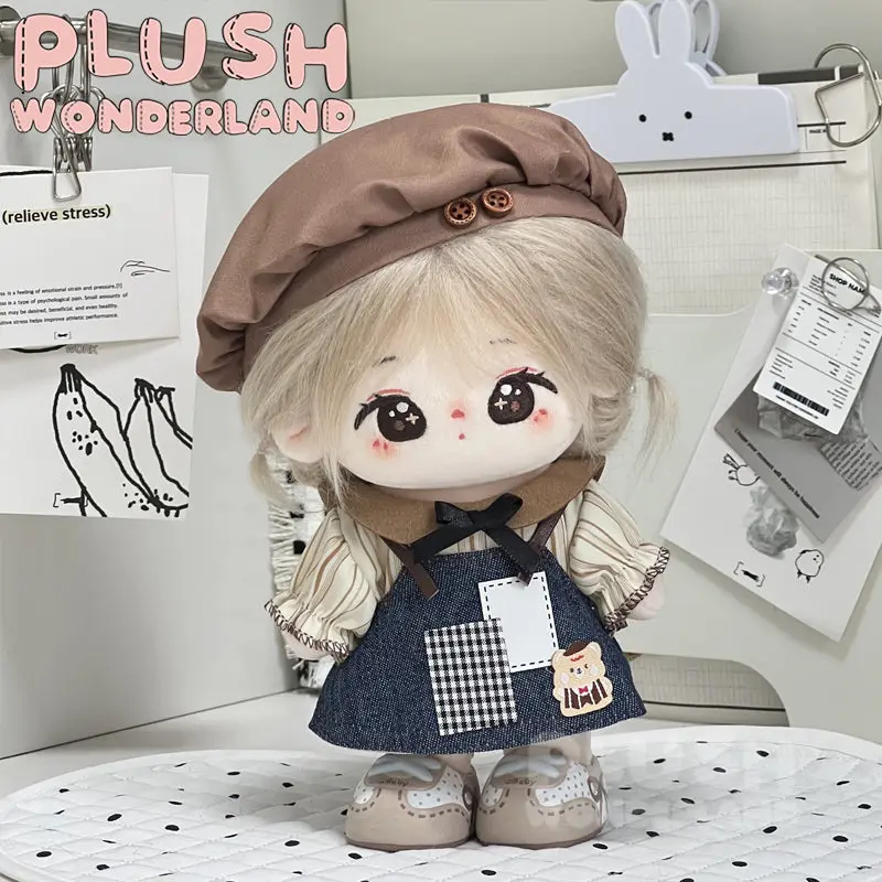 【INSTOCK】PLUSH WONDERLAND Caramel Bear Set 20CM Doll Clothes - Image 2