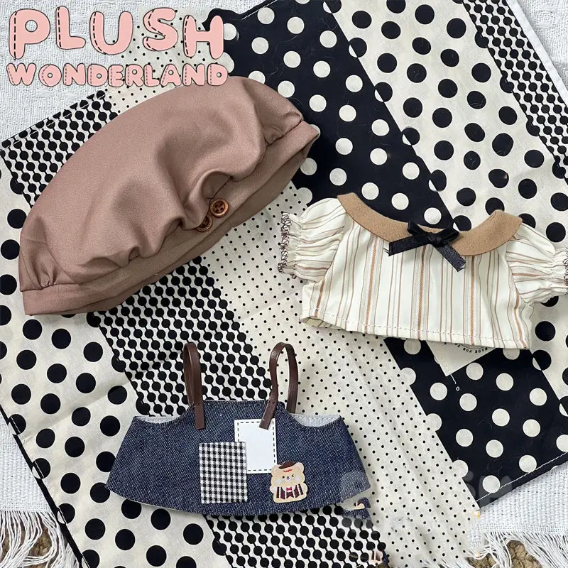 【INSTOCK】PLUSH WONDERLAND Caramel Bear Set 20CM Doll Clothes - Image 5