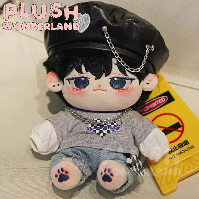 【INSTOCK】PLUSH WONDERLAND Chain sweatshirt and jeans Set 20CM Doll Clothes - Image 2