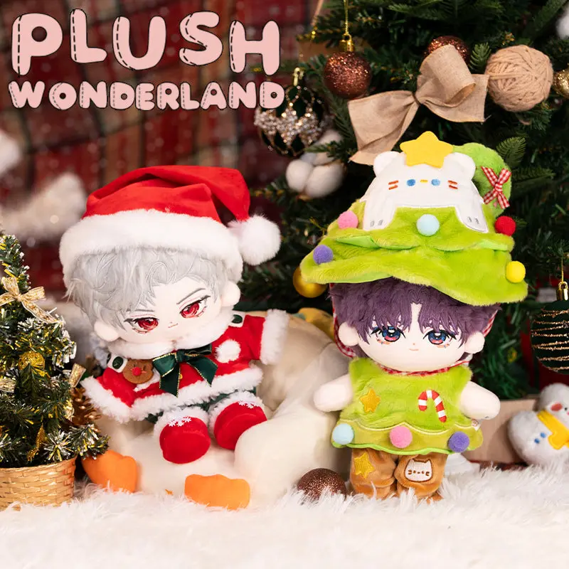 【INSTOCK】PLUSH WONDERLAND Christmas Suit Set 20CM/10CM Doll Clothes