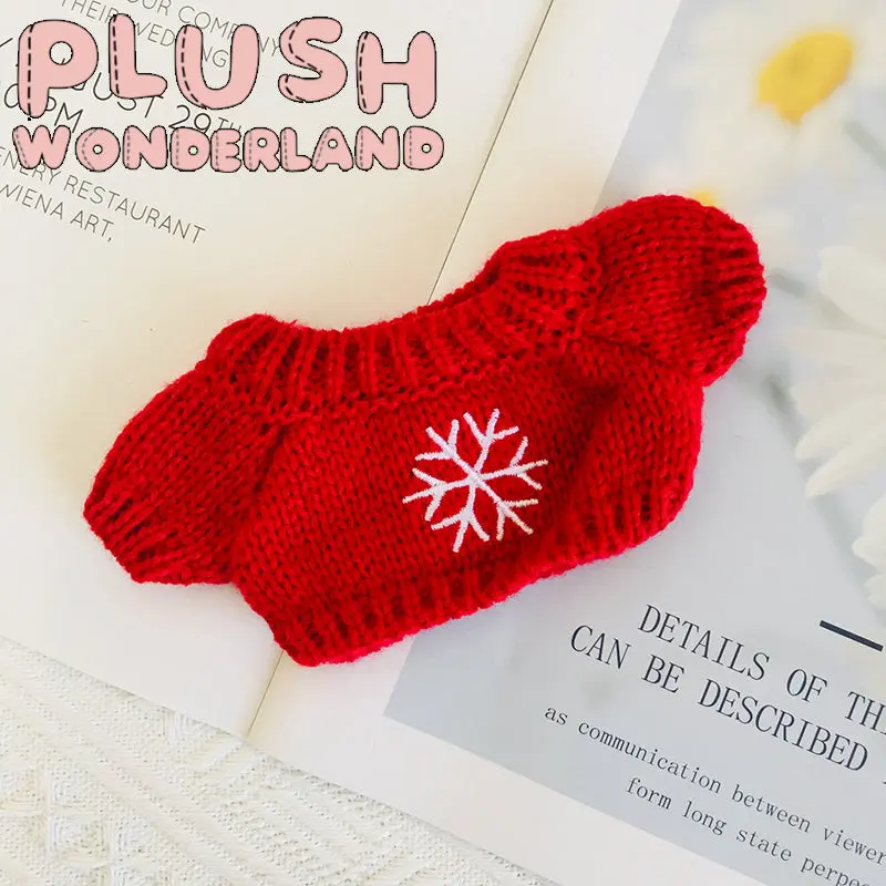 【INSTOCK】PLUSH WONDERLAND Christmas sweater 20CM Doll Clothes - Image 6