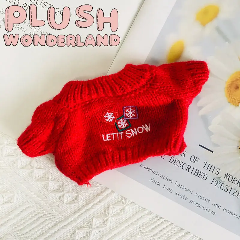 【INSTOCK】PLUSH WONDERLAND Christmas sweater 20CM Doll Clothes - Image 7