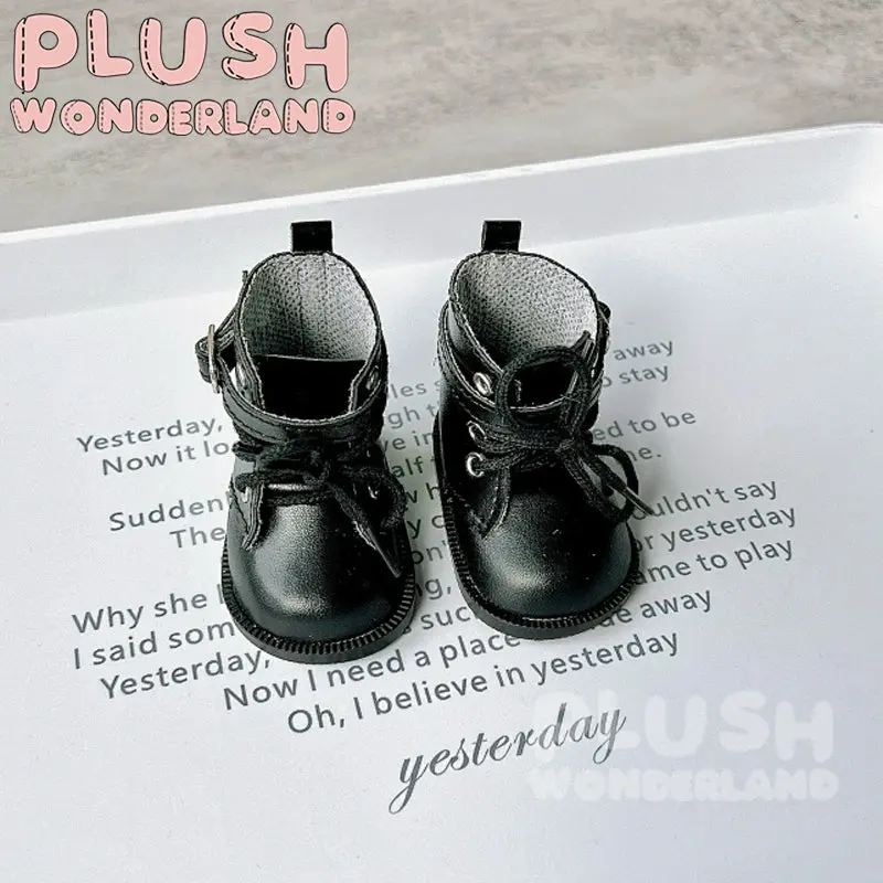 【INSTOCK】PLUSH WONDERLAND Decorative Leather Boots 20CM Shoes - Image 2