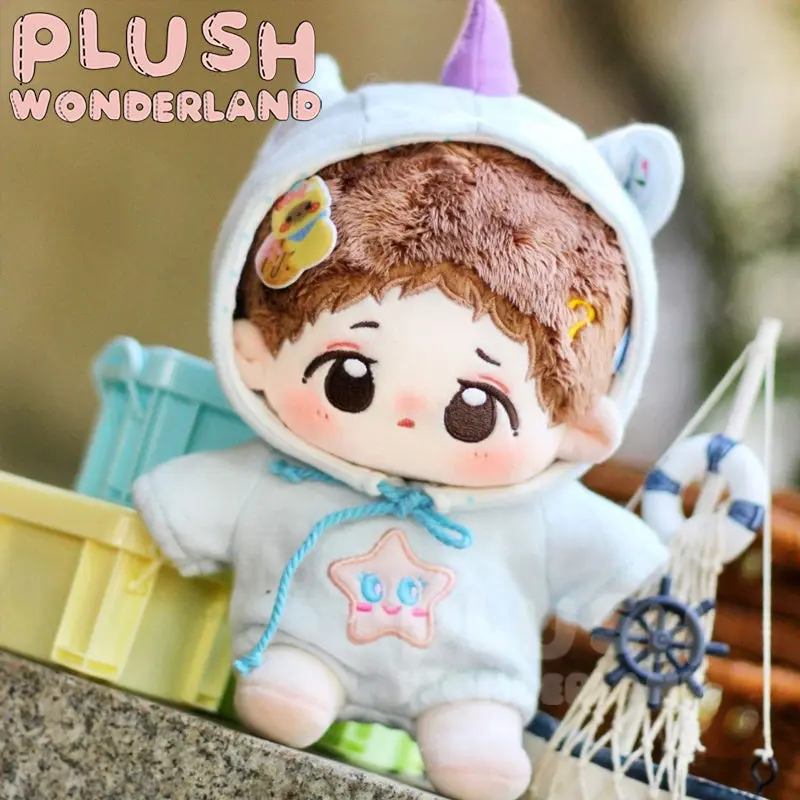 【INSTOCK】PLUSH WONDERLAND Good Night Hooded romper Set 20CM Doll Clothes - Image 3