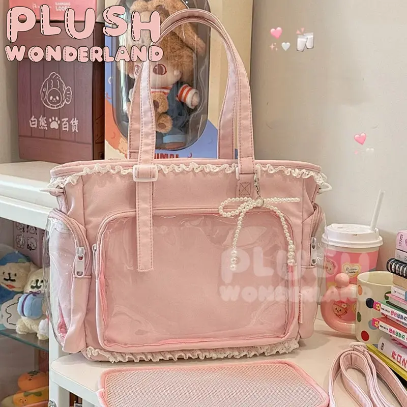 【INSTOCK】PLUSH WONDERLAND Lace Pearl Tote ita-bag - Image 3