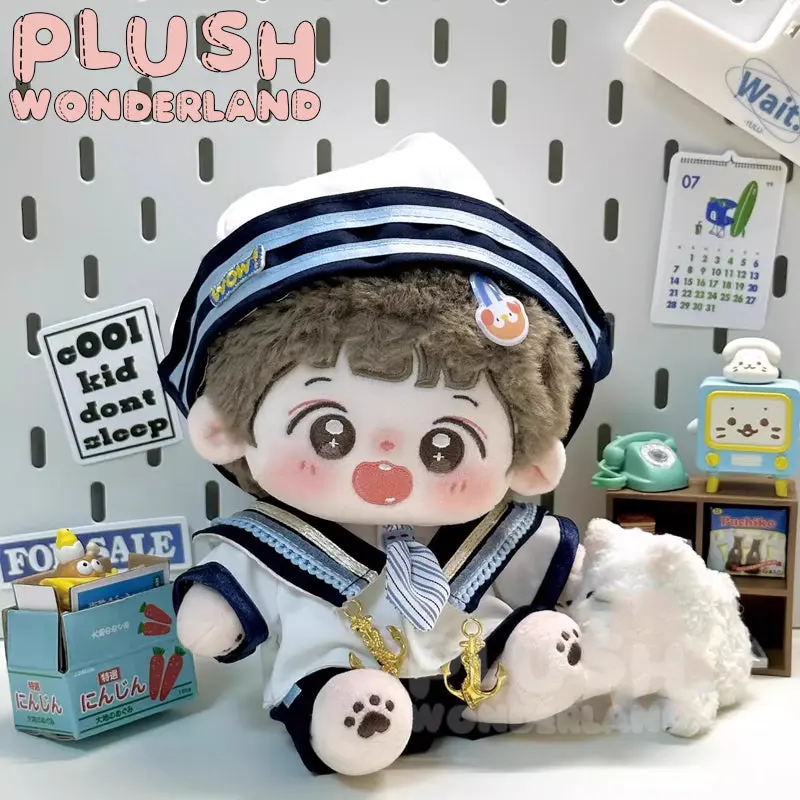 【INSTOCK】PLUSH WONDERLAND Navy Sailor Outfit 20CM Doll Clothes - Image 4