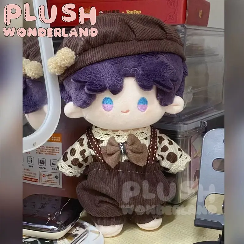 【INSTOCK】PLUSH WONDERLAND polka dot overalls Set 20CM Doll Clothes