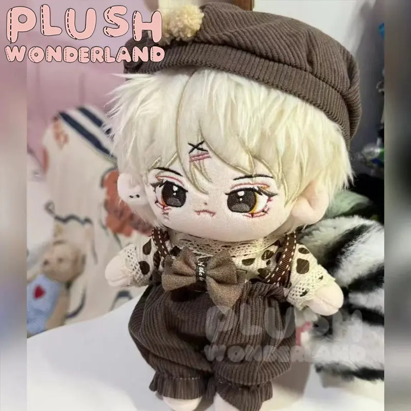 【INSTOCK】PLUSH WONDERLAND polka dot overalls Set 20CM Doll Clothes - Image 3